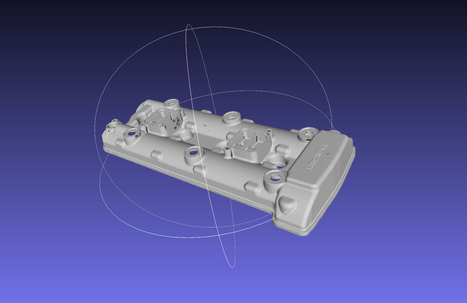 Hayabusa Valve Cover 3D Scan and CAD